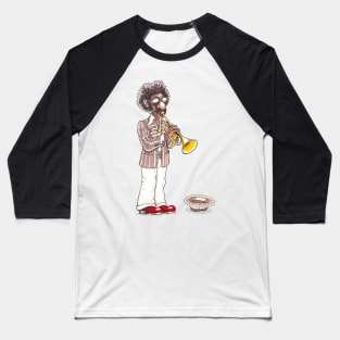 Trumpet Busker Baseball T-Shirt